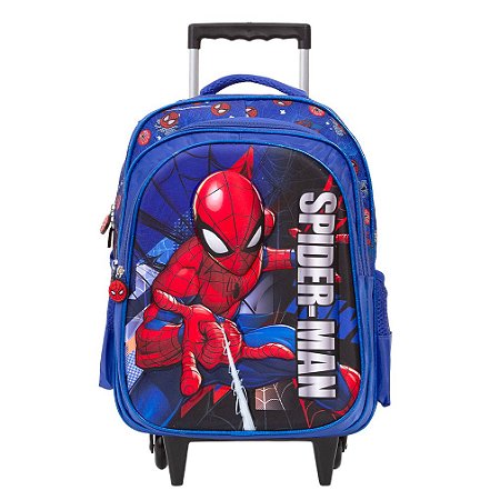 Mochila Infantil Menino Homem Aranha 3D Rodinha Toys 2U