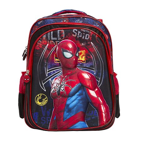Mochila Escolar Infantil Homem Aranha 3D Costas Toys 2U
