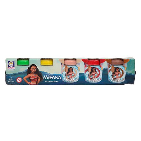 Kit Massinhas De Modelar Atóxica Moana Disney 2694 Cotiplás