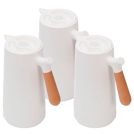 3 Garrafa Térmica Isolada A Vácuo Bebida Gelada E Quente