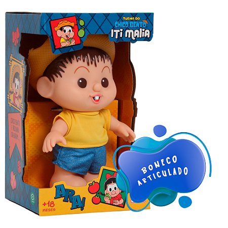 Boneco Chico Bento Iti Malia Turma Da Mônica 1016 Baby Brink