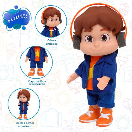 Boneco Jp Mecanizado Youtuber Fala 14 Frases 1056 Baby Brink