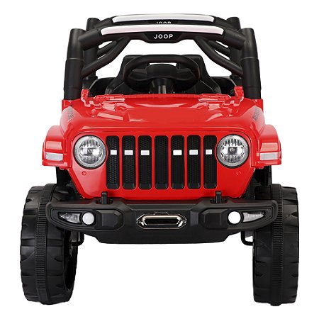 Jipe Infantil Elétrico Aventura 12v Cor Vermelho Bang Toys