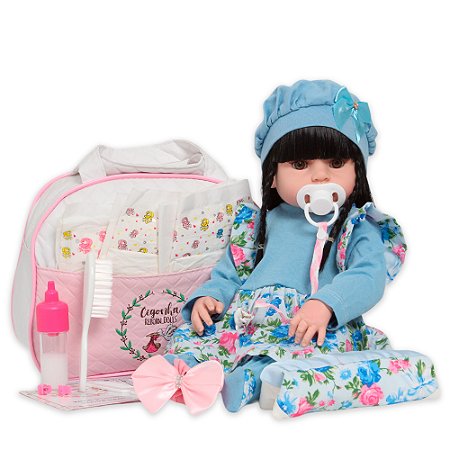 Boneca Bebê Reborn Princesa Realista 100% Vinil Siliconado