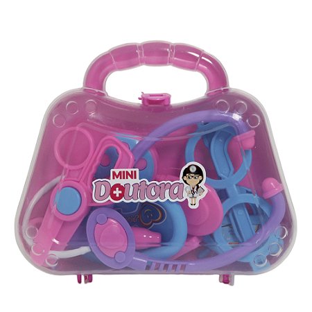 Maleta Infantil Mini Doutora Com 7 Acessórios 1268 Pakitoys