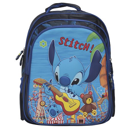 Mochila Infantil Stitch Bolsa De Costas Estampa 3d Tam G