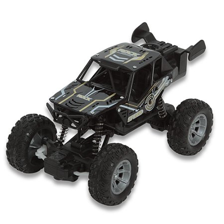 Carrinho Turbo Recarregável Solta Fumaça Controle Remoto 4x4