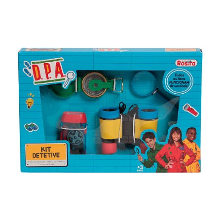 Kit Detetive Dpa Acessórios Funcionam De Verdade 9463 Rosita