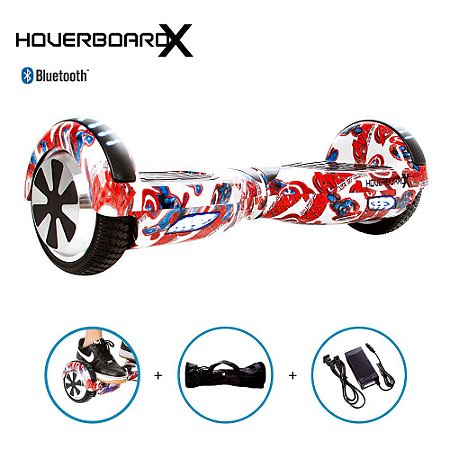 Hoverboard 6,5" Capitão América HoverboardX Bluetooth