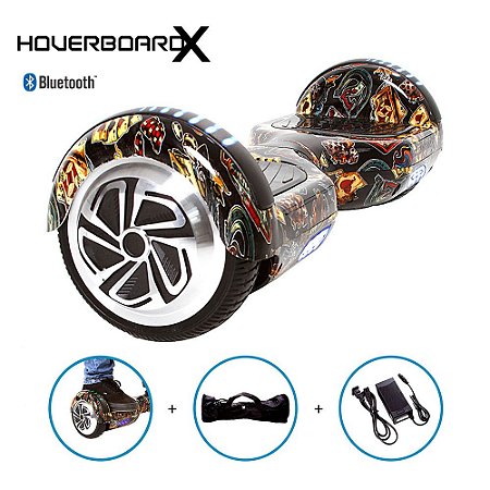 Hoverboard Skate 6,5 Las Vegas Cassino HoverboardX Bluetooth