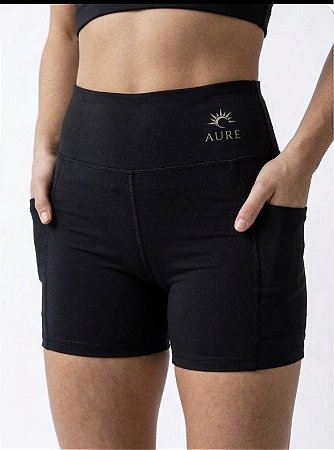 Short Aure c/ bolso Preto