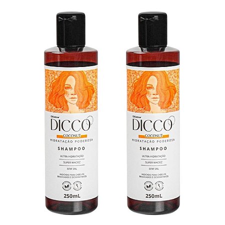 Shampoo Hidratação Poderosa Coconut Kit 2 Produtos