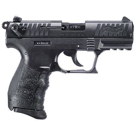 PISTOLA WALTHER P22 CAL. .22LR -  10 TIROS