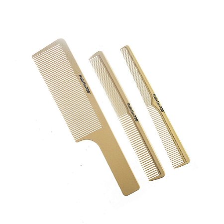 Kit Pentes Babyliss Pro Gold BARBERology (Gold)