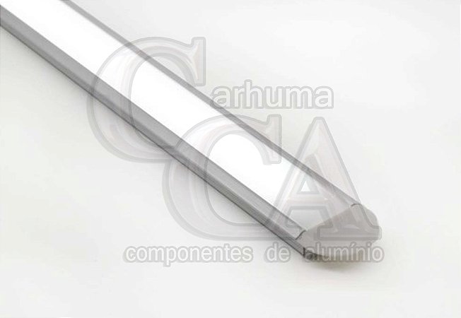 Perfil Alumínio Embutir com Difusor (canaleta led)