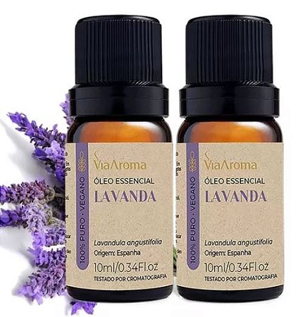 Kit Óleo Essencial Lavanda - 2 unidades - Via Aroma