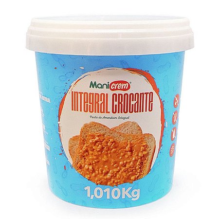 Pasta de Amendoim Crocante - 1kg - Manicrem