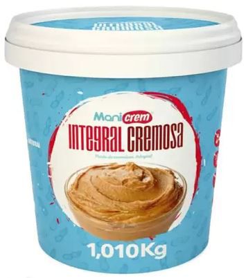 Pasta de Amendoim Integral - 1kg - Manicrem