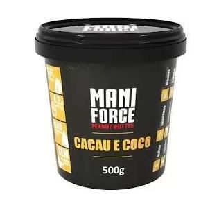 Pasta de Amendoim com cacau e coco - 500g - Maniforce