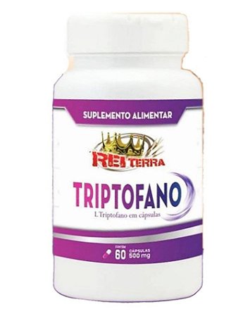 Triptofano 500mg - 60 caps - Rei Terra