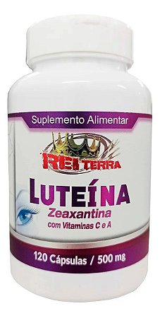 Luteína e Zeaxantina 500mg - 120 caps - Rei Terra