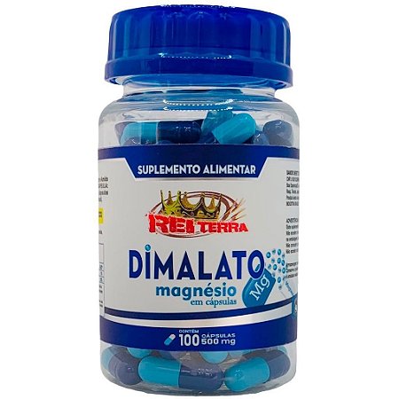 Dimalato de Magnésio 500mg - 100 caps - Rei Terra