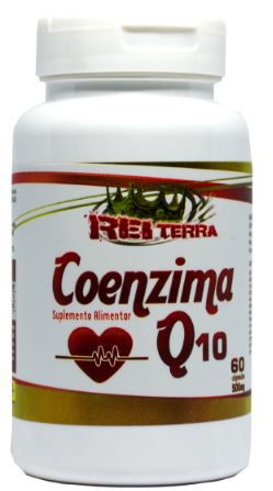 Coenzima Q10 + Vit E 500mg - 60 caps - Rei Terra CoQ10