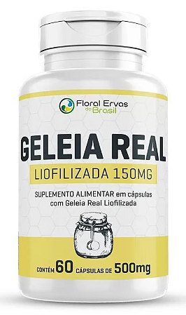 Geleia Real Liofilizada - 60 caps - Floral Ervas