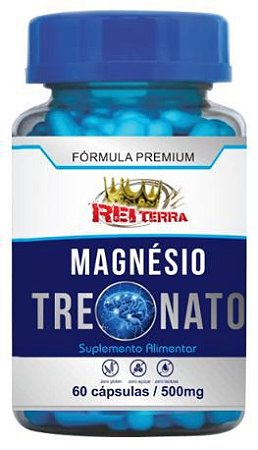 Magnésio Treonato 500mg - 60 cápsulas - Rei Terra