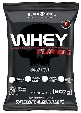 Whey Turbo Refil - 907g - Black Skull