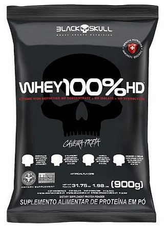 Whey 100% HD Refil - 900g - Black Skull