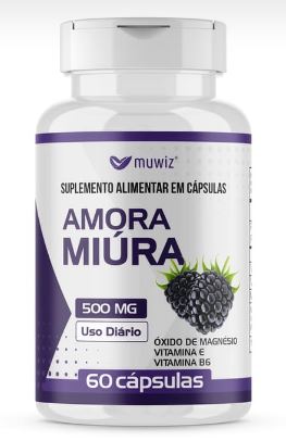 Amora Miúra 500mg - 60 caps - Muwiz