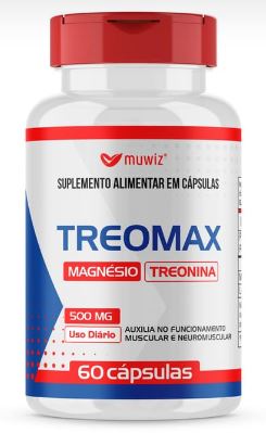 Magnésio Treonato Treomax 500mg - 60 caps - Muwiz