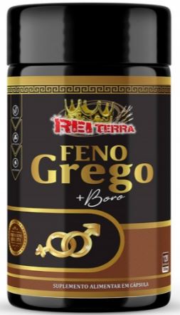 Feno Grego + Boro 500mg - 120 caps - Rei Terra