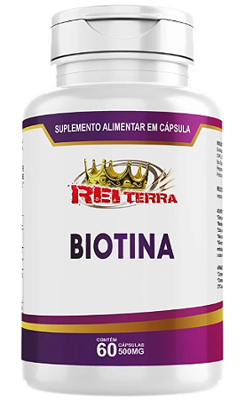 Biotina - 60 caps - Rei Terra