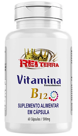 Vitamina B12 - 60 caps - Rei Terra