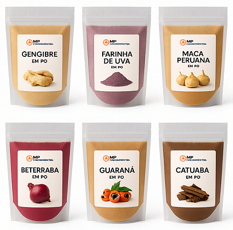 Kit Pré-Treino Natural - MP Granel