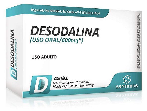 Desodalina - 60 caps - Sanibras