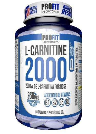 L-Carnitine 2000 c/ Cromo - 60 tabs - ProFit