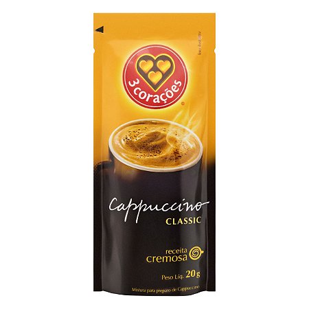 Cappuccino Classic Três Corações 50X20G