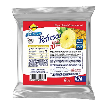 Refresco Diet Lowçucar 10X80G