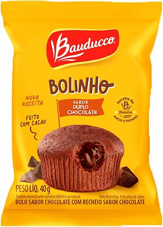 Bolinho Bauducco Duplo Chocolate 40G