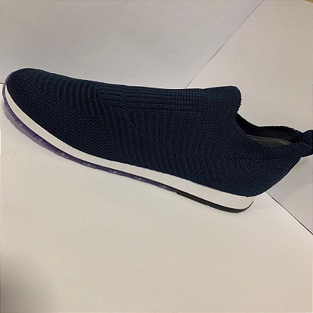 TENIS SLIP ON USAFLEX TRICOT NEW BLUE AD1113