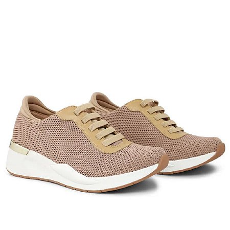 TENIS USAFLEX SOLA ALTA EM TECIDO BLUSH AF1504