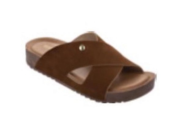 SANDALIA BIRKEN CARAMELO NOBUCK TERRA E AGUA 501102