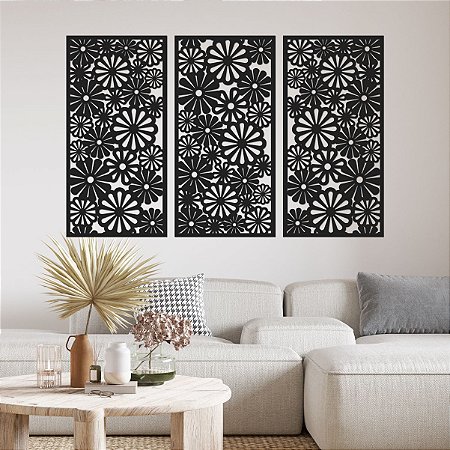 Conjunto de Painéis Decorativos - Primavera