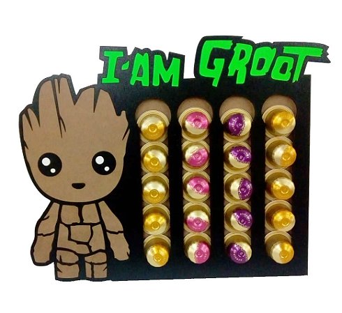 Porta Cápsulas - Baby Groot - Nespresso