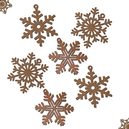 Enfeites Flocos de Neve 30 Unidades