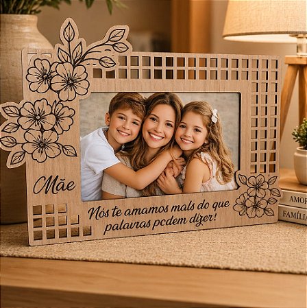 Porta-Retrato Dia das Mães Personalizado.