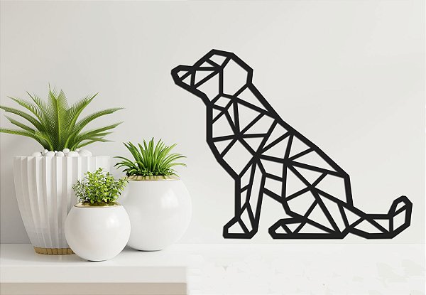 Quadro  Geométrico - Cachorro